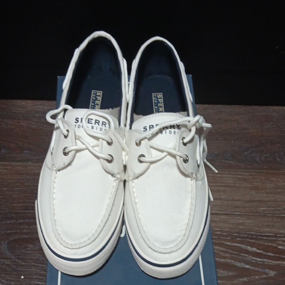 Sperry Women's White Boat Shoes